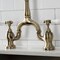Kingston Brass Bridge Kitchen Faucet with Brass Sprayer, Antique Brass KS7753BPLBS - alternate 6